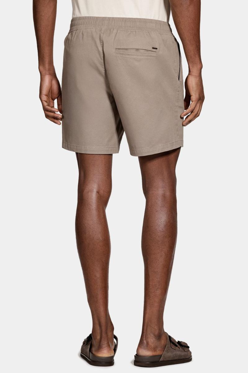 Bermuda Aramis Algodão Elástico e Cordão Caqui - 6