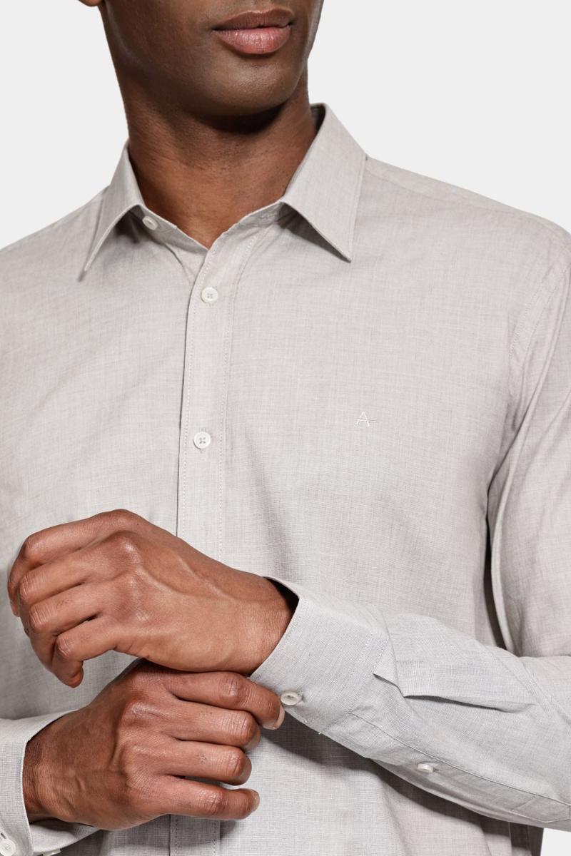 Camisa Aramis Algodão Regular Manga Longa Verde - 4