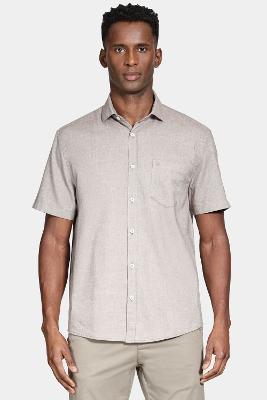 Camisa Aramis Manga Curta Algodão Natural