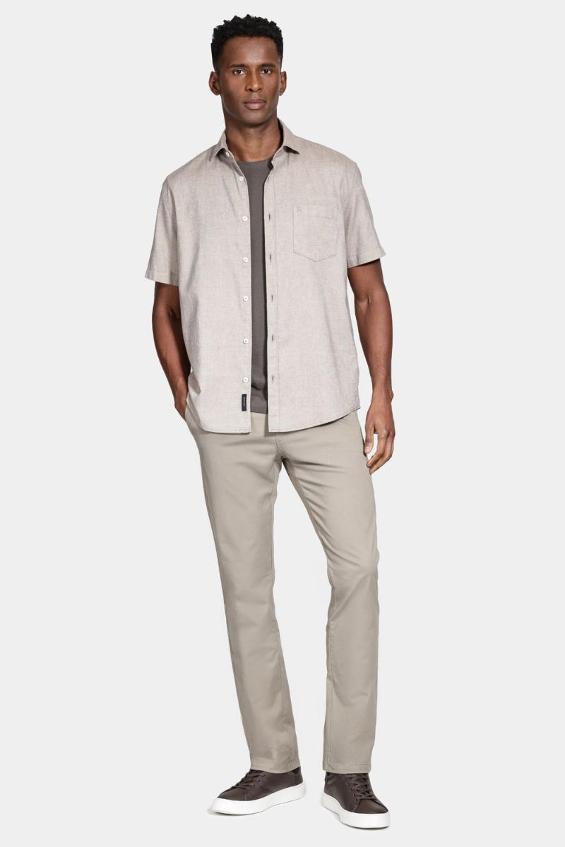 Camisa Aramis Manga Curta Algodão Natural - 2