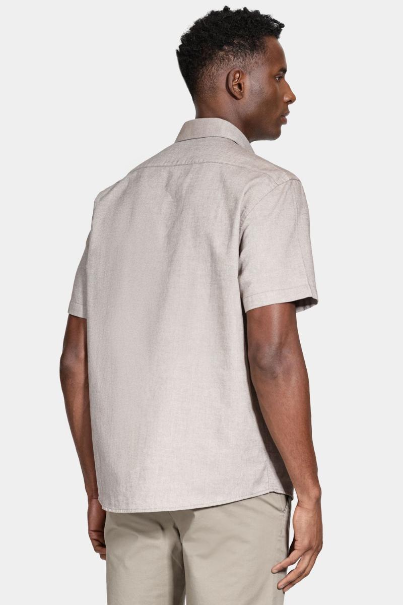Camisa Aramis Manga Curta Algodão Natural - 4