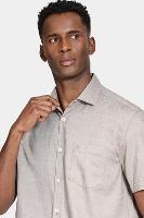 Camisa Aramis Manga Curta Algodão Natural - 3