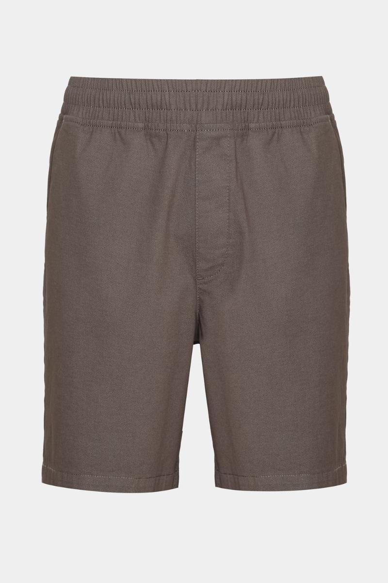 Bermuda Aramis  Algodão Elástico e Cordão Cafe - 1