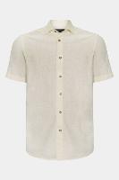 Camisa Aramis Manga Curta Slim Algodão Flame Amarelo - 6