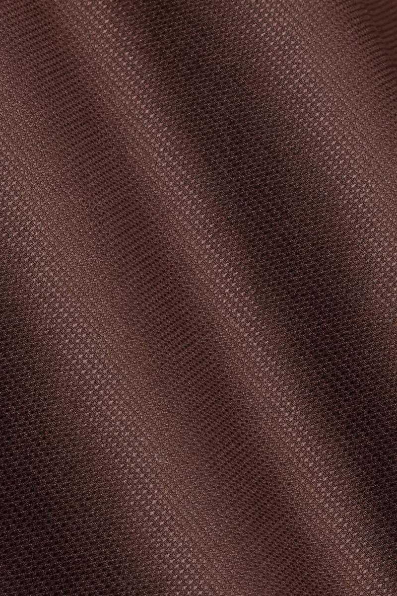 Camisa Aramis Manga Longa Regular Fio 100 Egípcio Cafe - 6