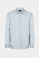 Camisa Aramis Manga Longa Regular Linho Azul Claro - 5