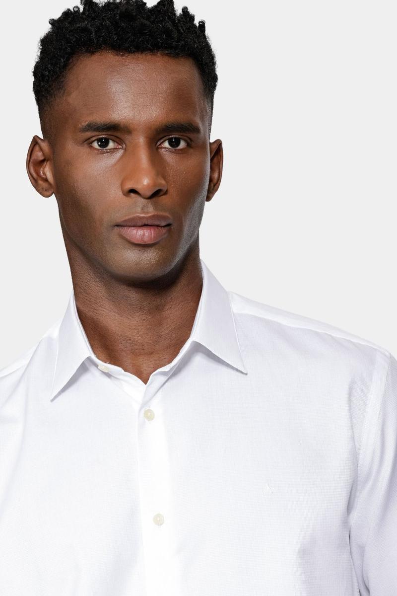 Camisa Aramis Manga Longa Regular Fio 100 Branco - 3