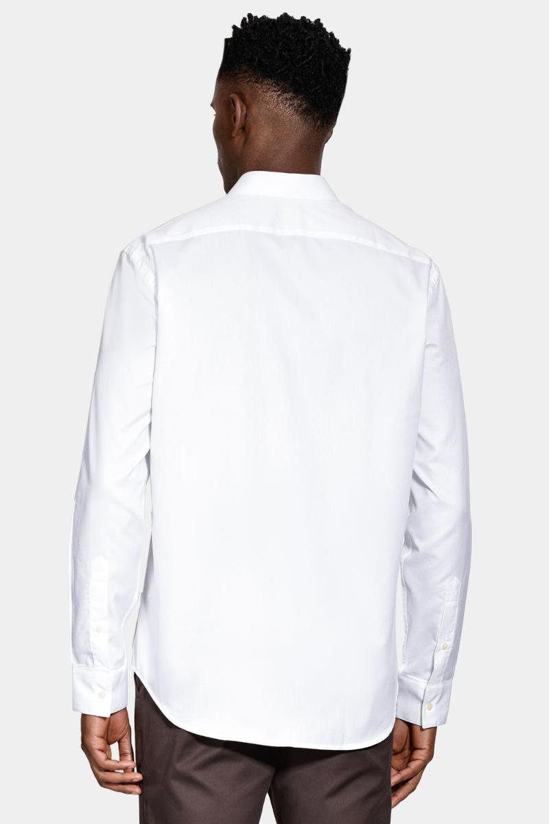 Camisa Aramis Manga Longa Regular Fio 100 Branco - 4