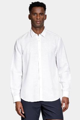 Camisa Aramis Manga Longa Regular Linho Branco