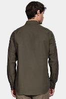 Camisa Aramis Manga Longa Algodão Egípcio Barolo Verde