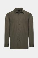 Camisa Aramis Manga Longa Algodão Egípcio Barolo Verde - 5