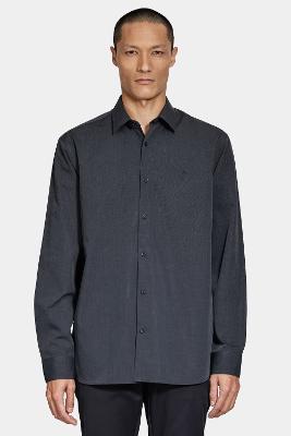 Camisa Aramis Manga Longa Algodão Egípcio Barolo Chumbo