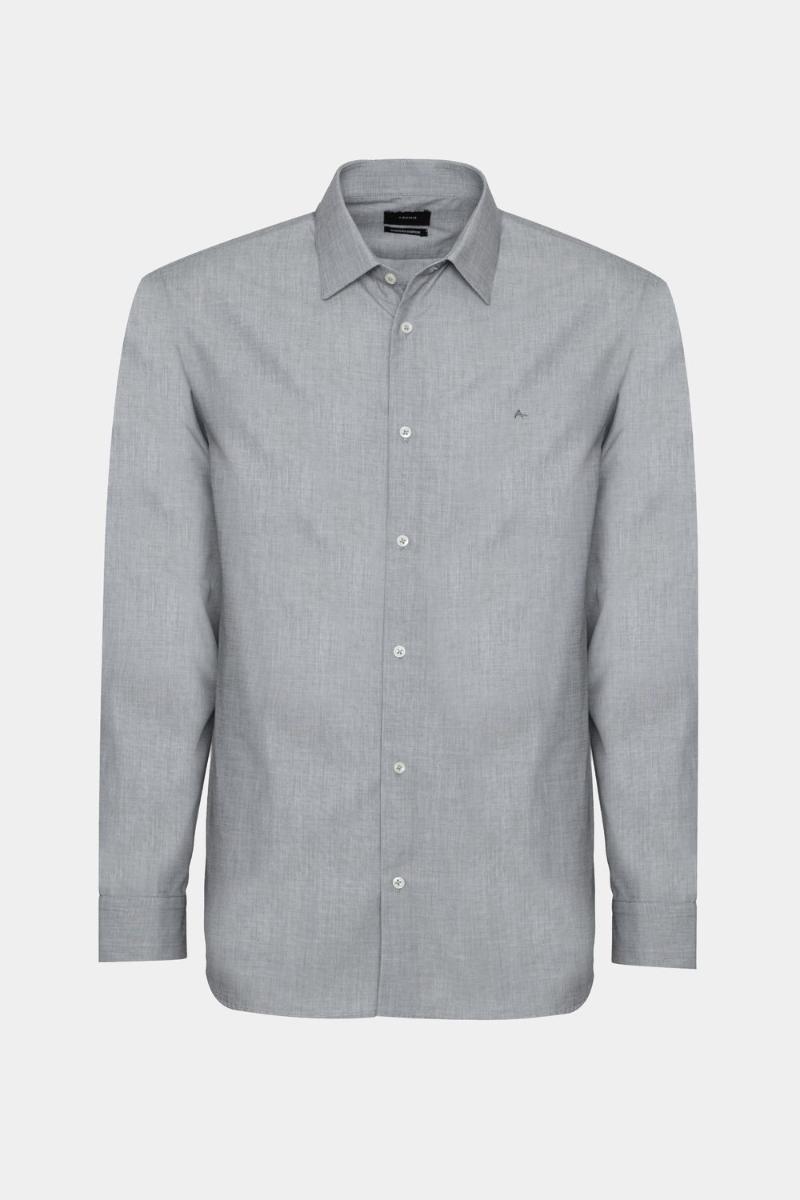 Camisa Aramis Manga Longa Algodão Grafite - 5