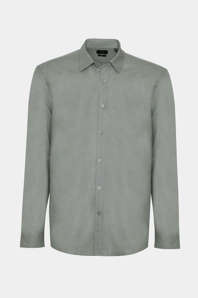 Camisa Aramis Aramis Manga Longa Regular Linho Verde - 1