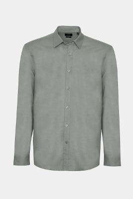 Camisa Aramis Aramis Manga Longa Regular Linho Verde