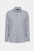 Camisa Aramis Regular Manga Longa Tech Flex Azul Com Branco - 1