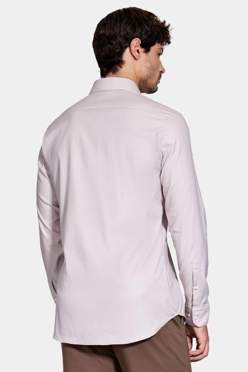 Camisa Aramis Manga Longa Tech Flex Sarja Canela - 5