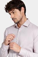 Camisa Aramis Manga Longa Tech Flex Sarja Canela