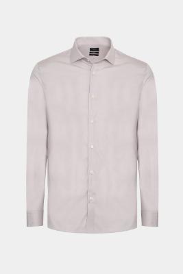 Camisa Aramis Manga Longa Tech Flex Sarja Canela