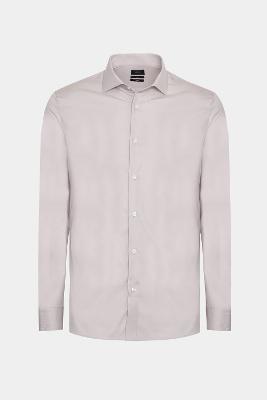 Camisa Aramis Manga Longa Tech Flex Sarja Canela