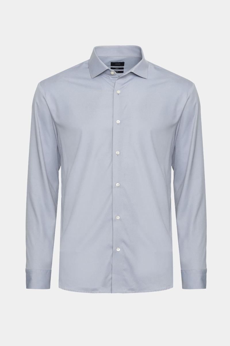 Camisa Aramis Manga Longa Tech Flex Sarja Azul Jeans - 5