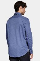 Camisa Aramis Regular Algodão Manga Longa Azul