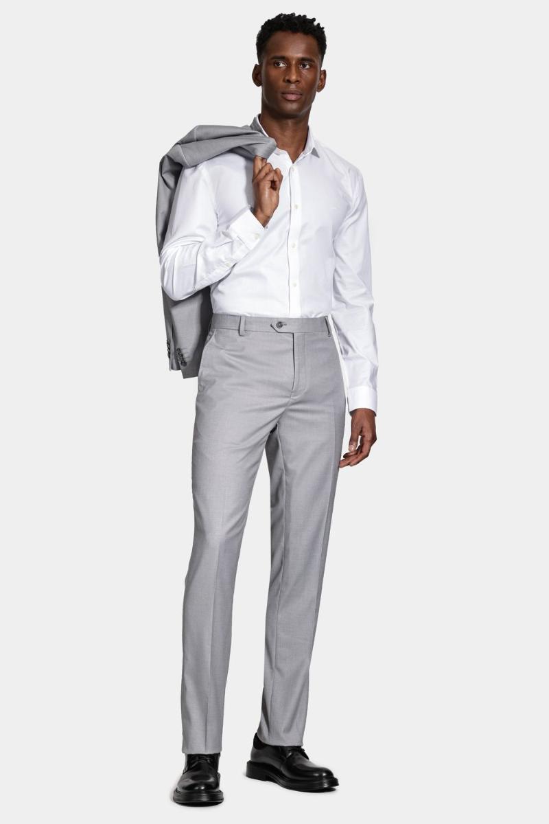 Camisa Aramis Slim Manga Longa Algodão Pima Branco - 2