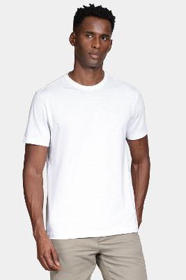 Camiseta Aramis Manga Curta Algodão Flame Off White