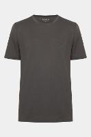 Camiseta Aramis Manga Curta Algodão Peruano Chumbo - 1