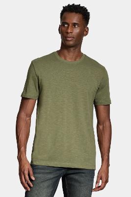 Camiseta Aramis Manga Curta Algodão Flamê Militar