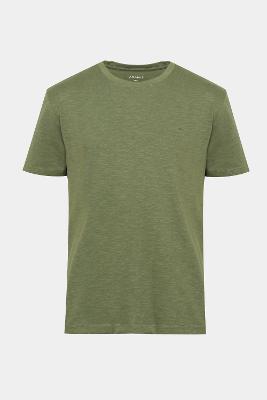 Camiseta Aramis Manga Curta Algodão Flamê Cafe