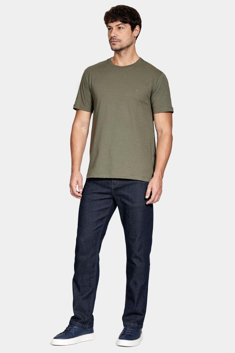 Camiseta Aramis Manga Curta Algodão Flame Verde - 2