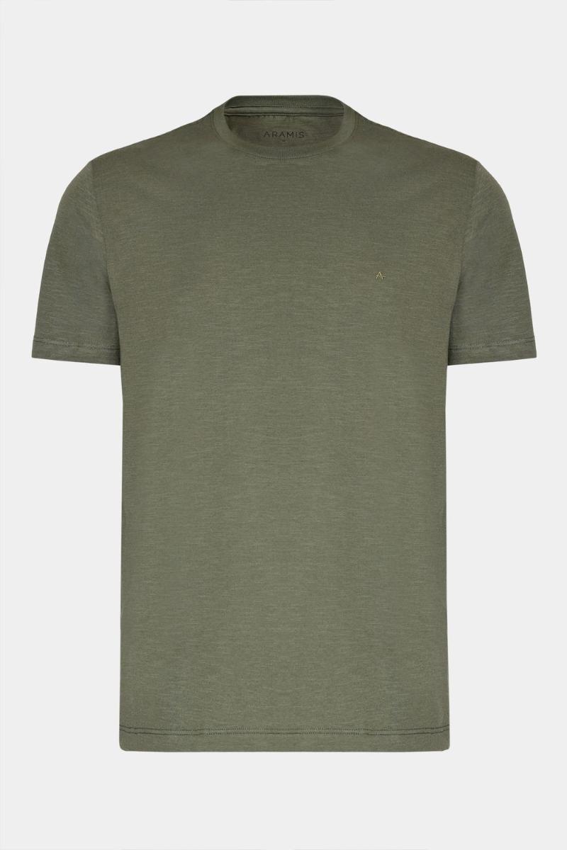 Camiseta Aramis Manga Curta Algodão Flame Verde - 5