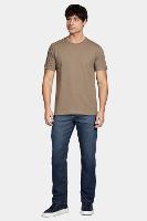 Camiseta Aramis Manga Curta Bordado básica Castor - 2