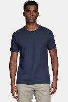 Camiseta Aramis Manga Curta Algodão Peruano Marinho - 2