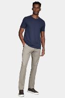 Camiseta Aramis Manga Curta Algodão Peruano Marinho - 3