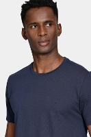 Camiseta Aramis Manga Curta Algodão Peruano Marinho