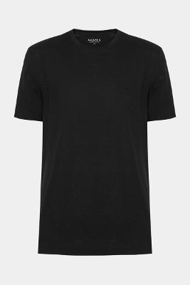Camiseta Aramis Manga Curta Algodão Peruano Preto
