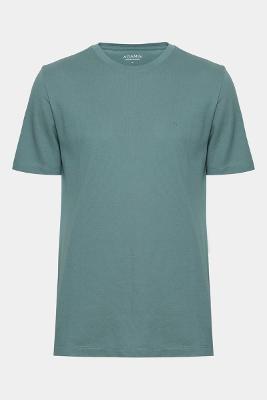 Camiseta Aramis Manga Curta Algodão Peruano Verde