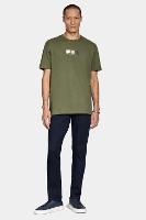 Camiseta Aramis Manga Curta Silk Bloco Verde Militar - 3