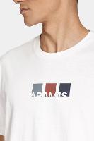 Camiseta Aramis Manga Curta Silk Bloco Off White