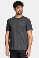 Camiseta Aramis Manga Curta Malha Flame Mescla Preto - 2