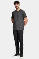 Camiseta Aramis Manga Curta Malha Flame Mescla Preto - 3