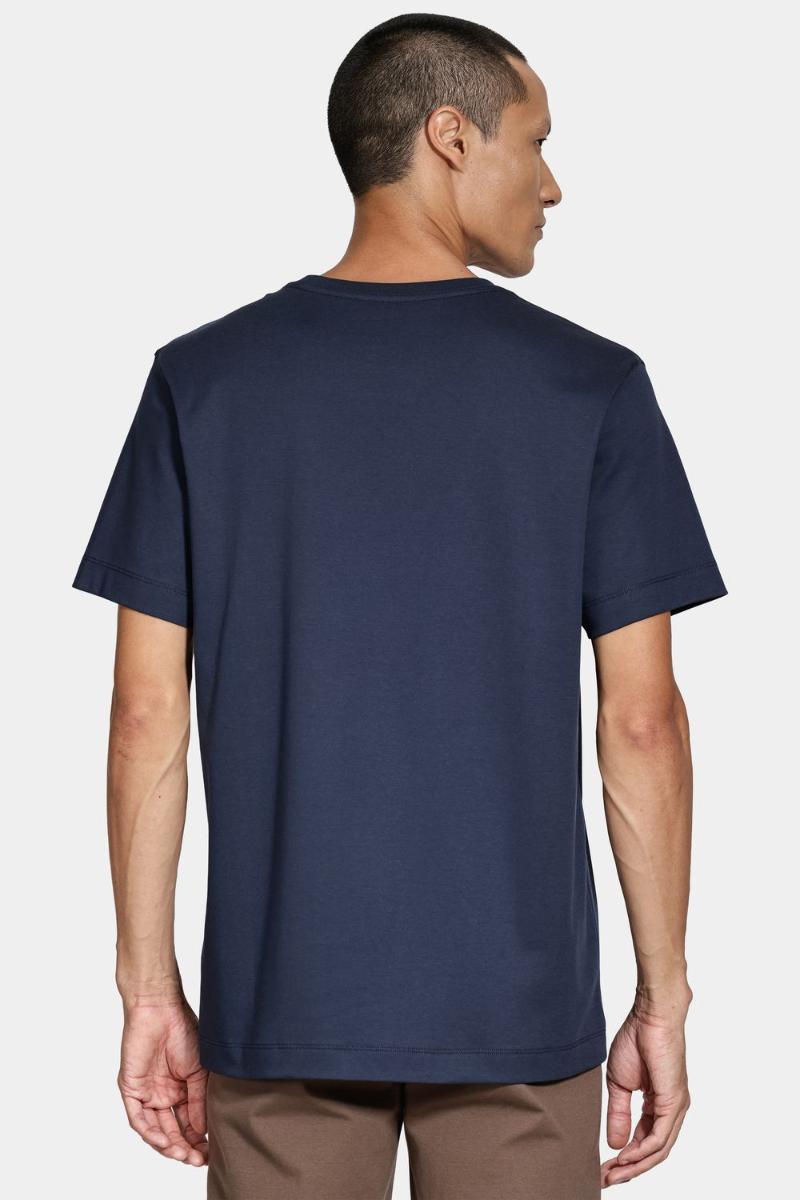 Camiseta Aramis Manga Curta Básica Algodão Navy - 4