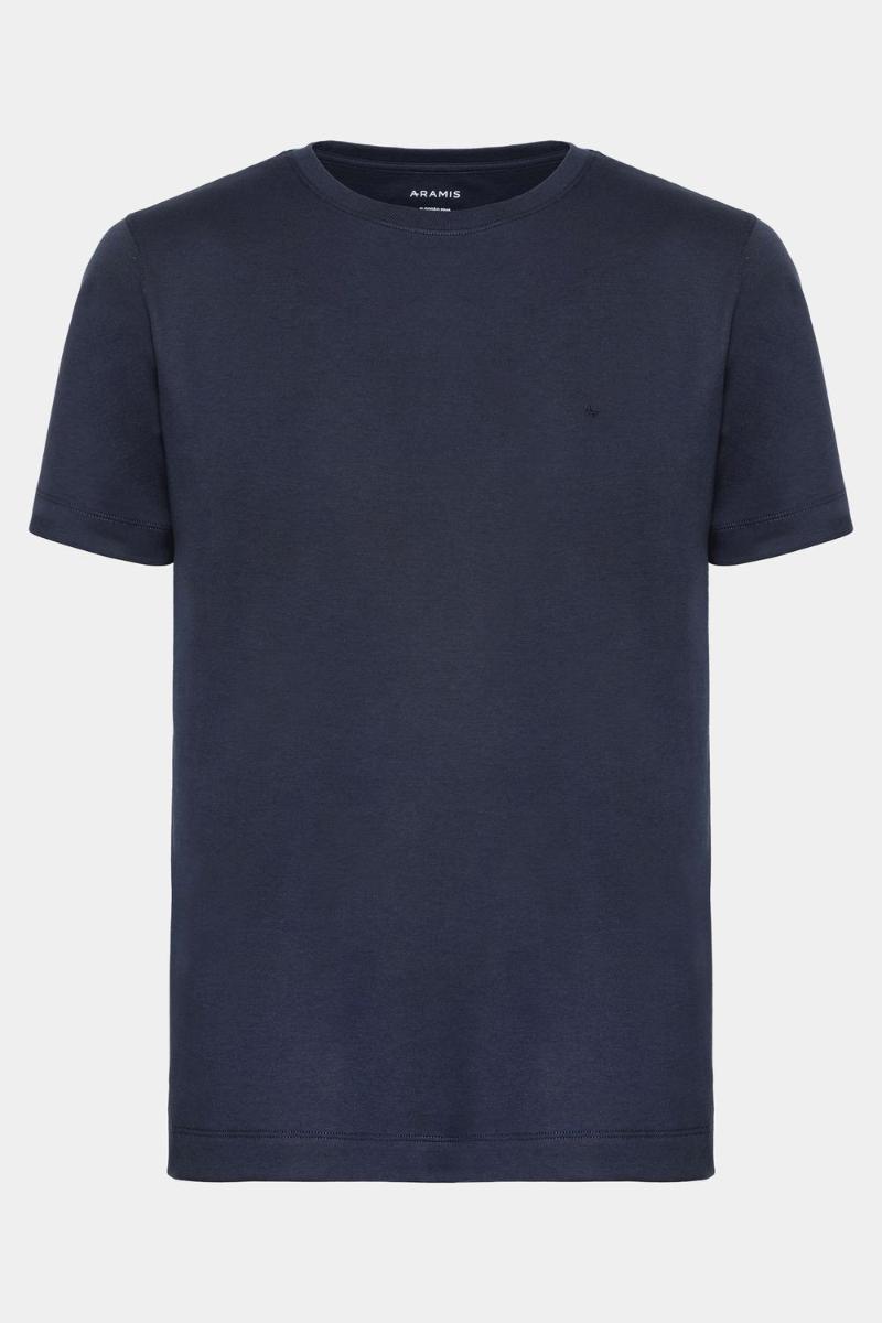 Camiseta Aramis Manga Curta Básica Algodão Navy - 5