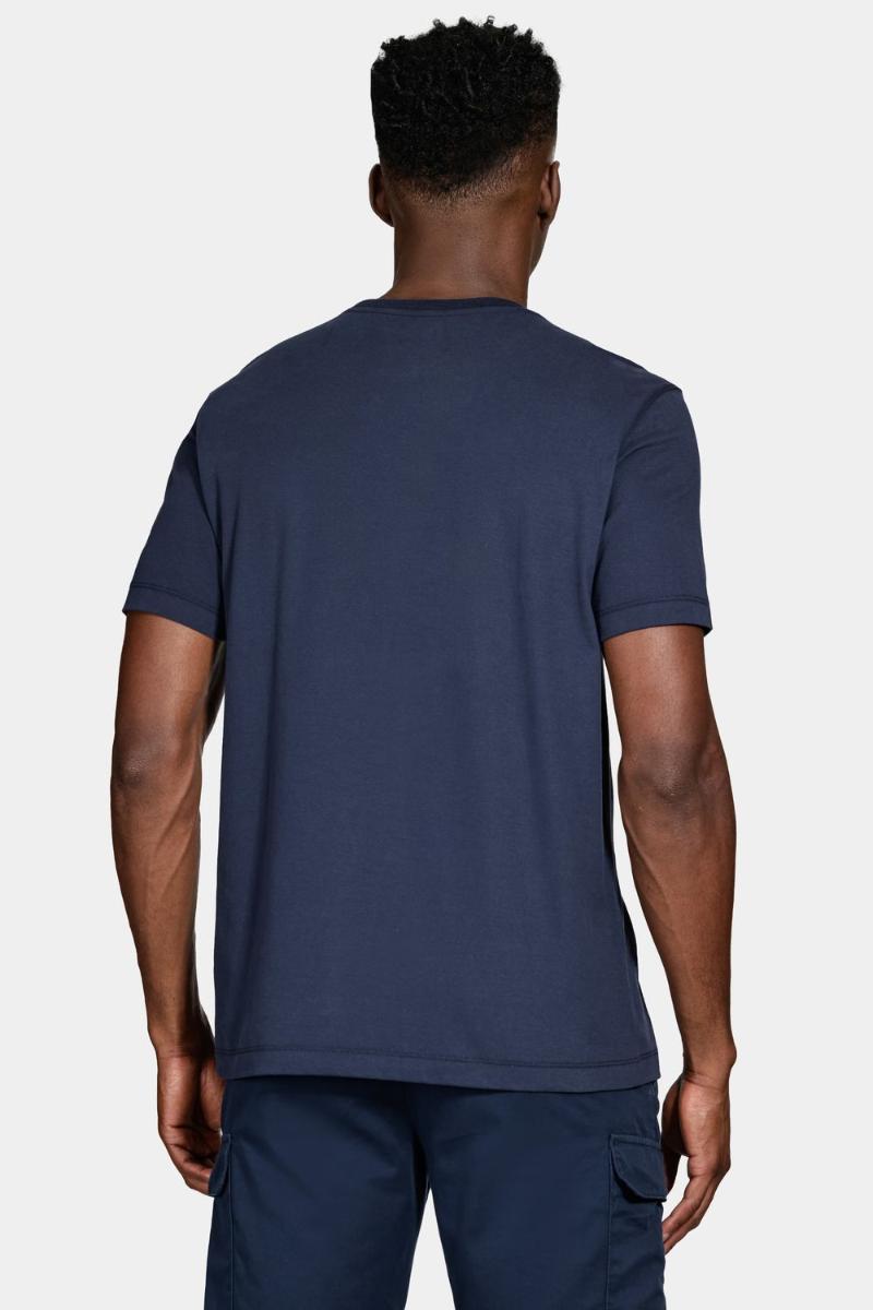 Camiseta Aramis Aramis Manga Curta Soft Comfort Navy - 5