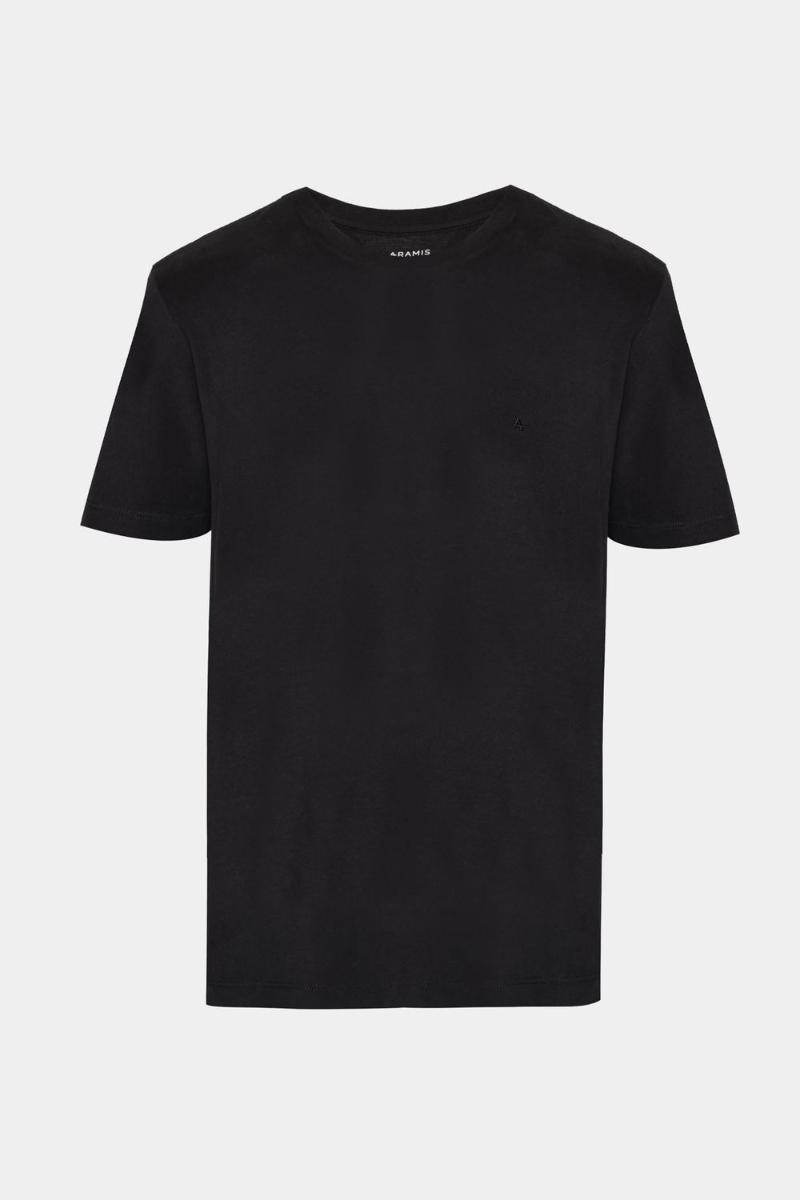 Camiseta Aramis Manga Curta Soft Comfort Preto - 5