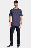 Camiseta Aramis Manga Curta Silk Listras Marinho - 3