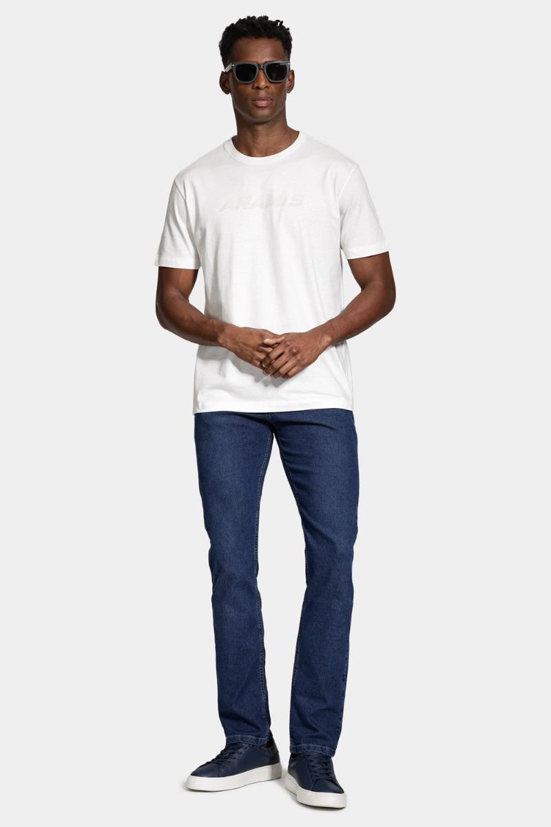 Camiseta Aramis Manga Curta Silk F1 New Off White - 3