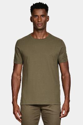 Camiseta Aramis Manga Curta Soft Comfort Militar